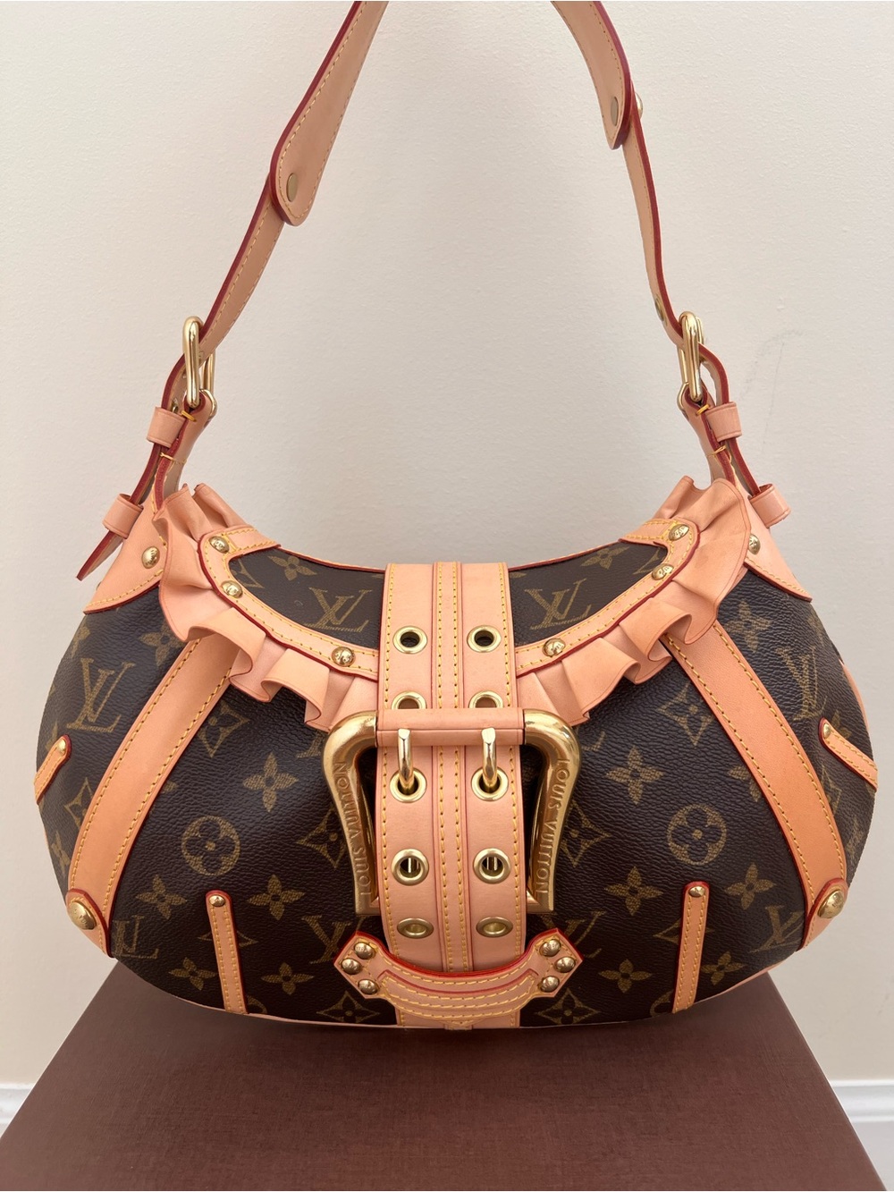 Louis Vuitton Rare Limited Edition Monogram Leonor Shoulder Bag
